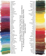 Cushing's Perfection Acid Dyes - Color Card