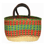 African Fair Trade Basket - Oval - 0871242001434