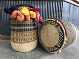 African Fair Trade Basket -  In Use