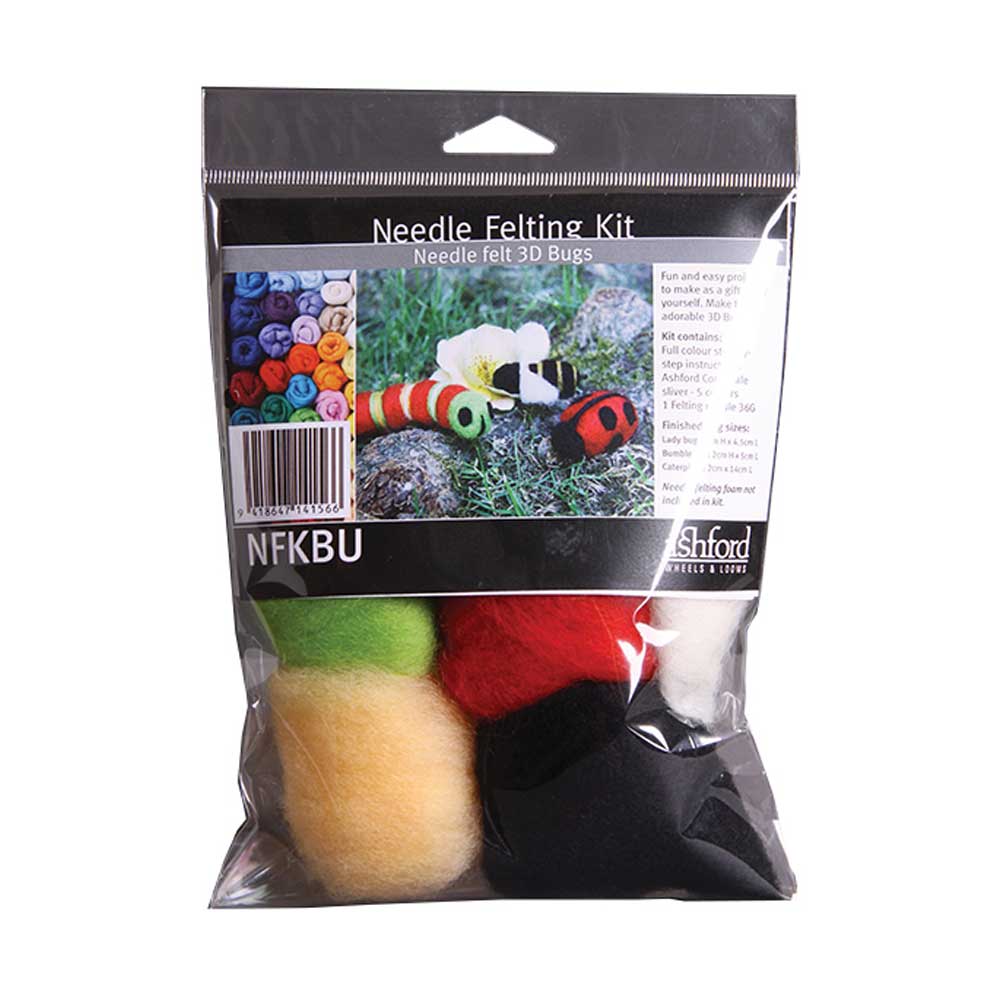 Ashford Needle Felting Kit - Bugs - 9418647141566
