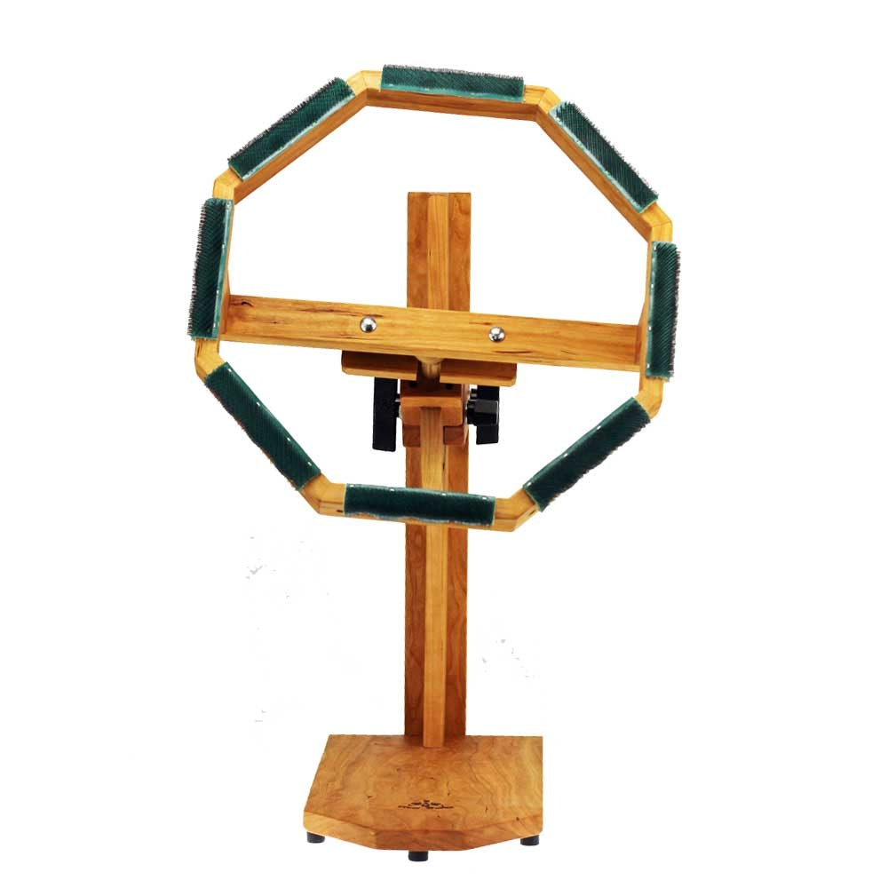 Octagonal Rug Hooking Folding Floor Frame | The Woolery