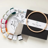 Painting with Wool Needle Felting Kit - Dani Ives' Butterfly - Contents