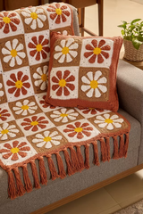 Flower Power Blanket & Pillow Set Kit