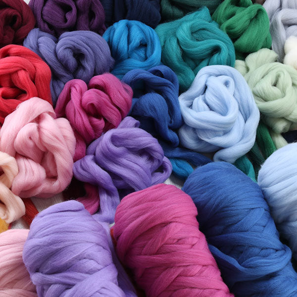 Dyed Corriedale Top - The Woolery