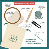 Sunflower Punch Needle Kit - The Woolery