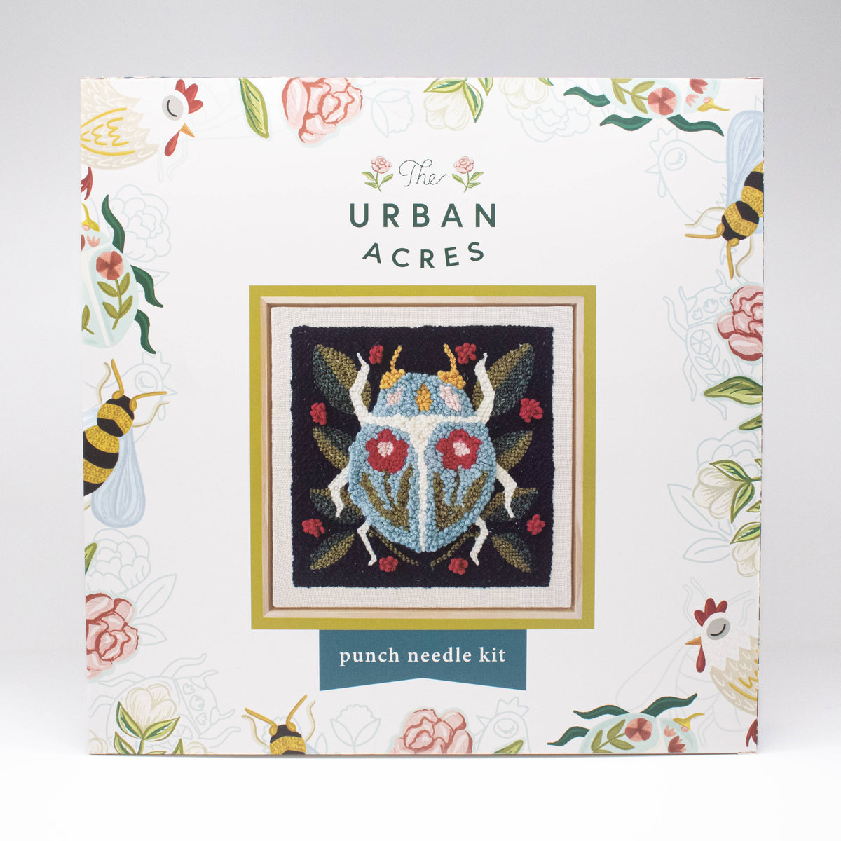 Spring Beetle Punch Needle Frame Kit  - The Woolery