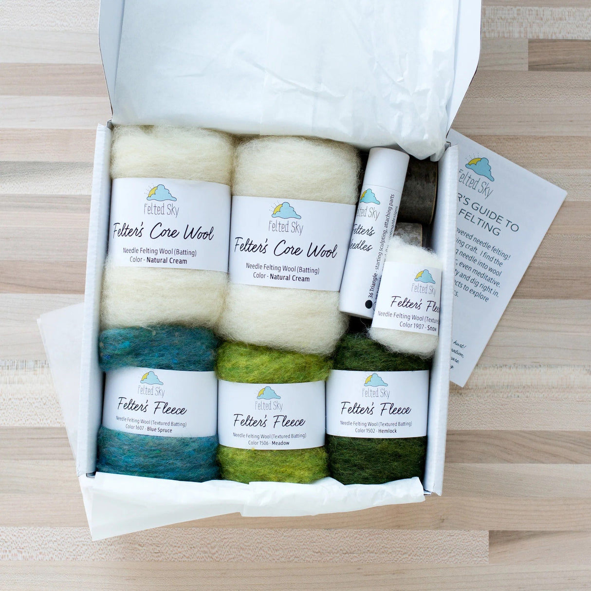 Evergreen Trees - Packaging w/ included.
