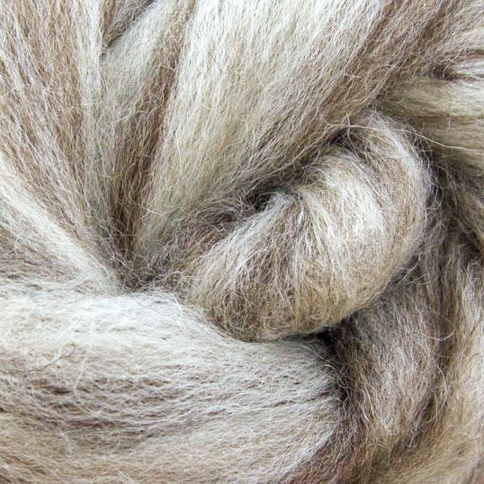 Bluefaced Leicester Natural Stripe Top - The Woolery