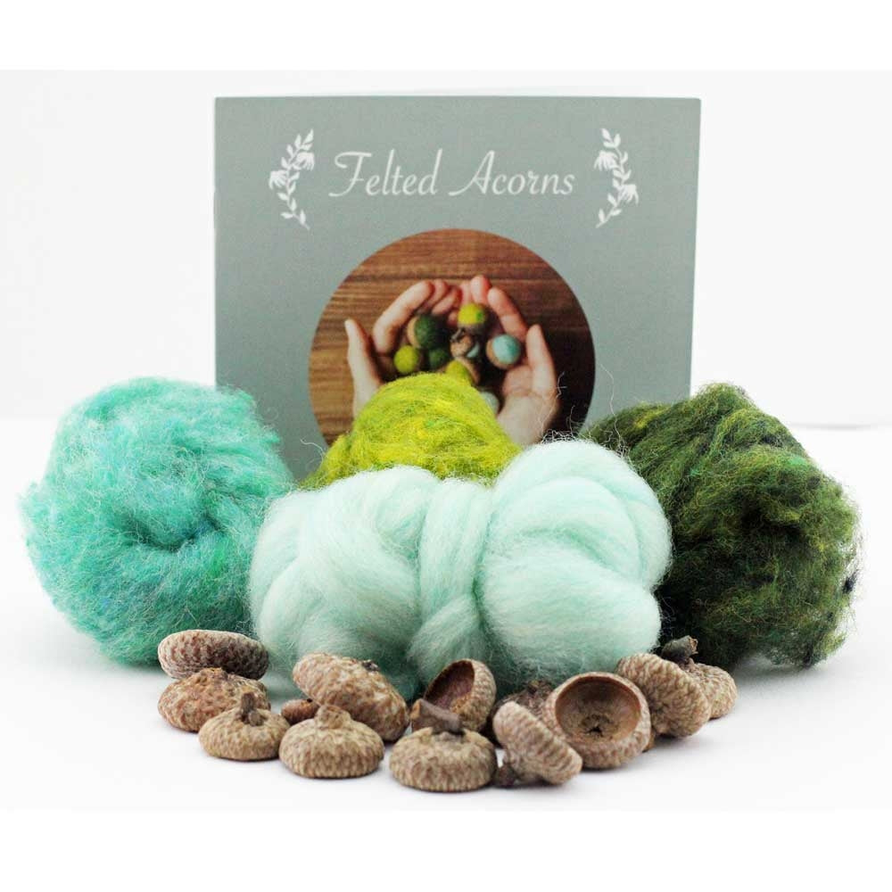 Felted Acorn Kit