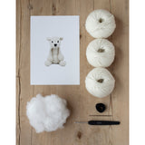 TOFT Crochet Kit - Piotr the Polar Bear - Contents of Kit