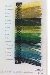 Harrisville Highland Wool Yarn Color Card 2/4