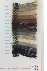 Harrisville Shetland Wool Yarn Color Card 4/4