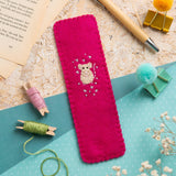 Black Cat Bookmark Felt Craft Kit - The Woolery