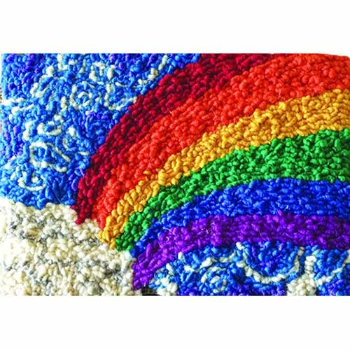 Rainbow Rug Hooking Kit - 746331055684
