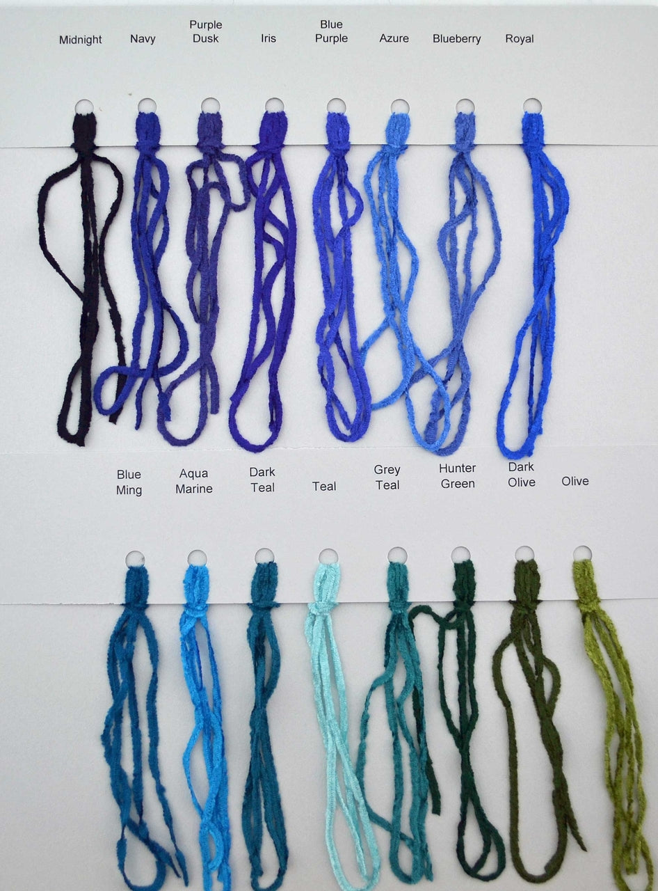 Rayon Chenille Color Card | NOR-C