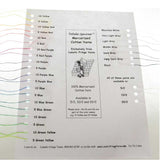 Tubular Spectrum Cotton Yarn Color Card
