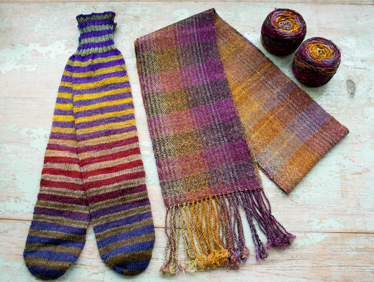 Make Magic: Self-Striping Yarn + a Feather and Fan Pattern