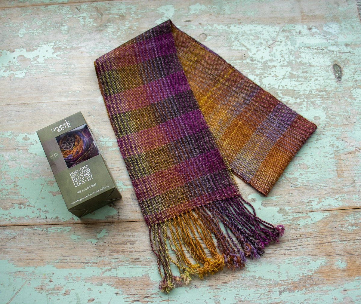 Self Striping Scarf Project - The Woolery
