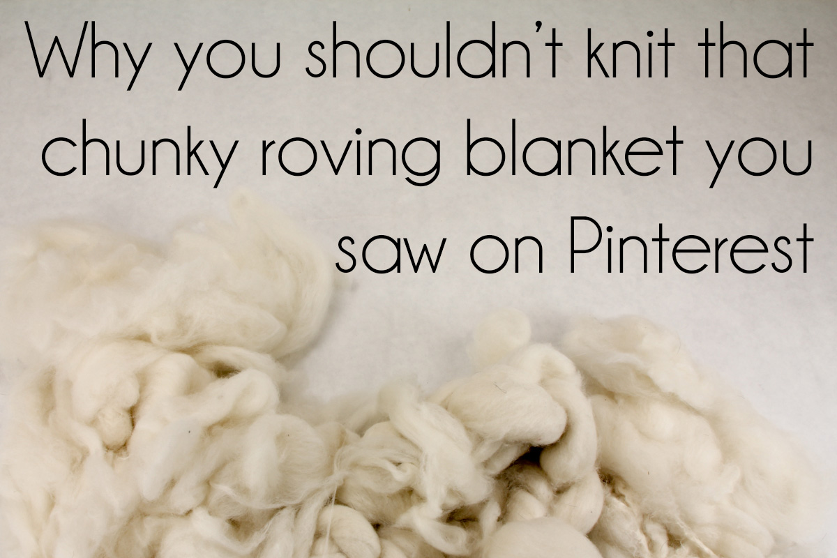 Any good use for those giant chunky yarn/roving knit blankets? : r