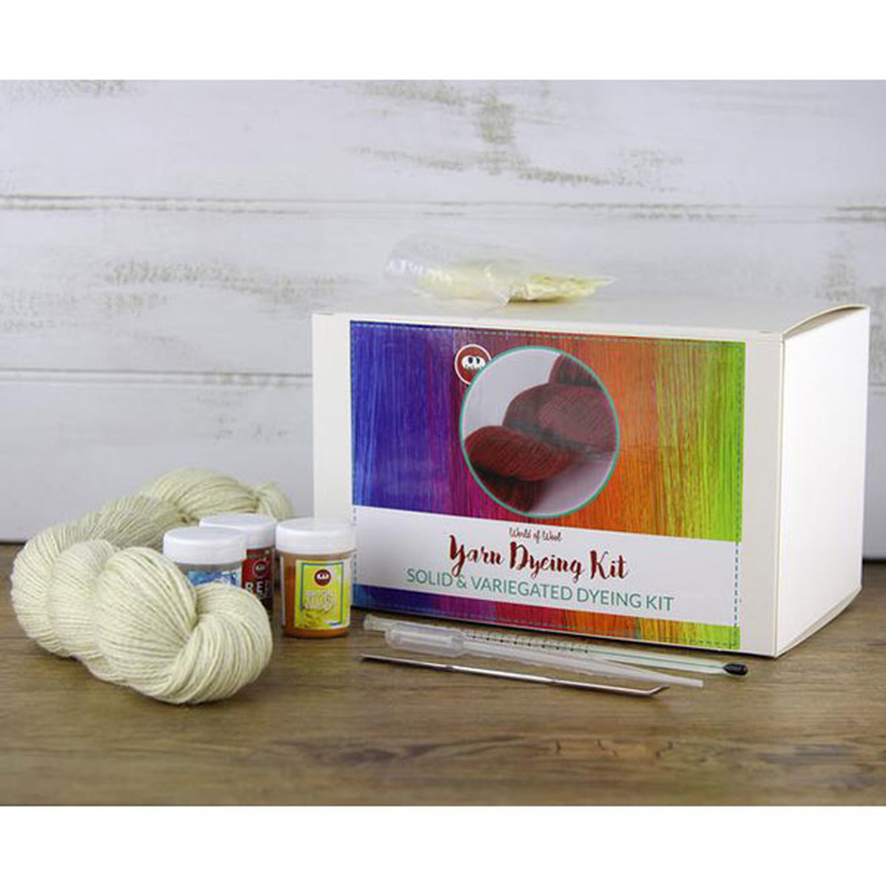World of Wool Yarn Dyeing Kit